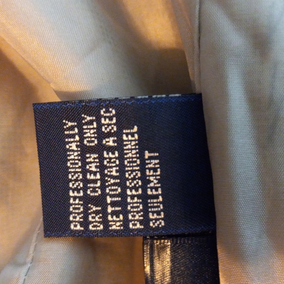 Burberry's Jacket 8 Wool Silk Blend Shoulder Pads Vintage - Picture 12 of 12